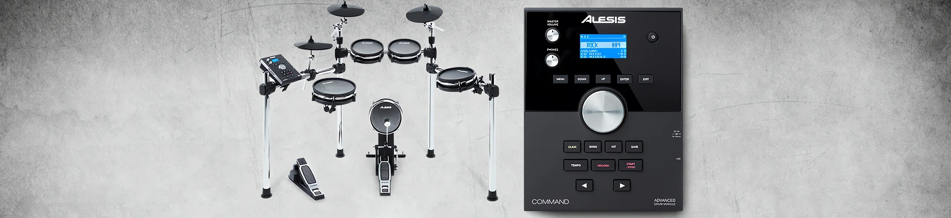 Nowy elektroniczny zestaw firmy Alesis - COMMAND MESH KIT