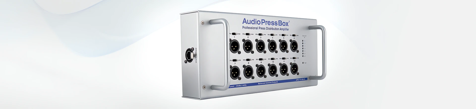 AudioPressBox APB-112 SB-D - uniwersalne rozwiązanie do dystrybucji dźwięku live