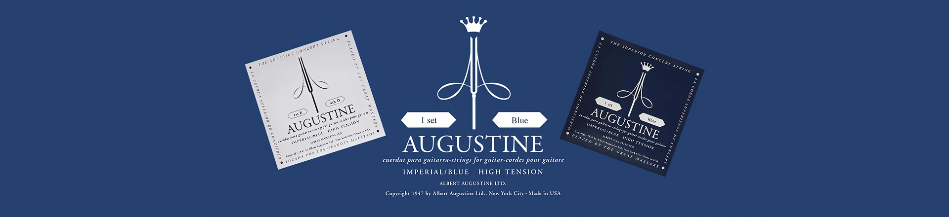 Augustine prezentuje najnowsze struny Imperial Blue 