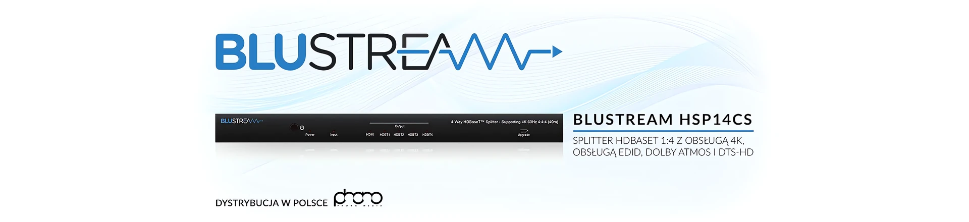 HSP14CS - Nowy splitter HDBaseT od Blustream