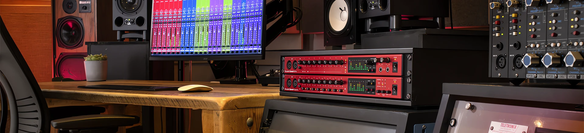 Focusrite Clarett+ OctoPre - Przedwzmacniacz mikrofonowy do studia