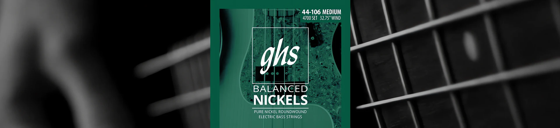 GHS przedstawia serię strun Balanced Nickel Bass 