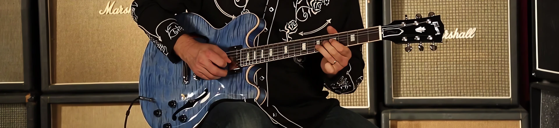 Gibson Memphis ES-335 Figured Indigo Blue -  nowy wymiar błękitu