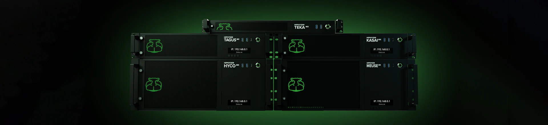 Kreatywność z serwerami multimedialnymi Green Hippo Hippotizer MX