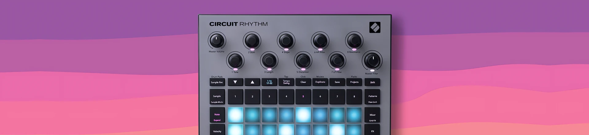 Circuit Rhythm - Debiut grooveboxa Novation już wkrótce