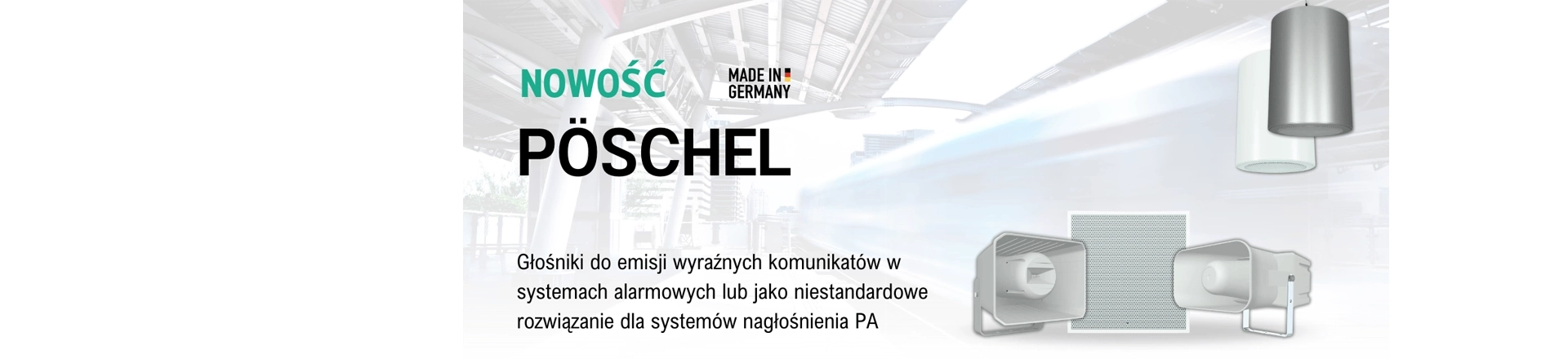 Pöschel i Monacor – nowa jakość w profesjonalnym nagłośnieniu