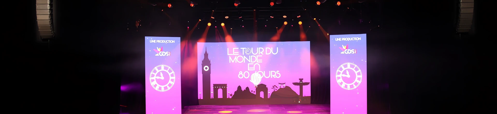 Musical Le Tour Du Monde En 80 Jours nagłośniony systemami RCF