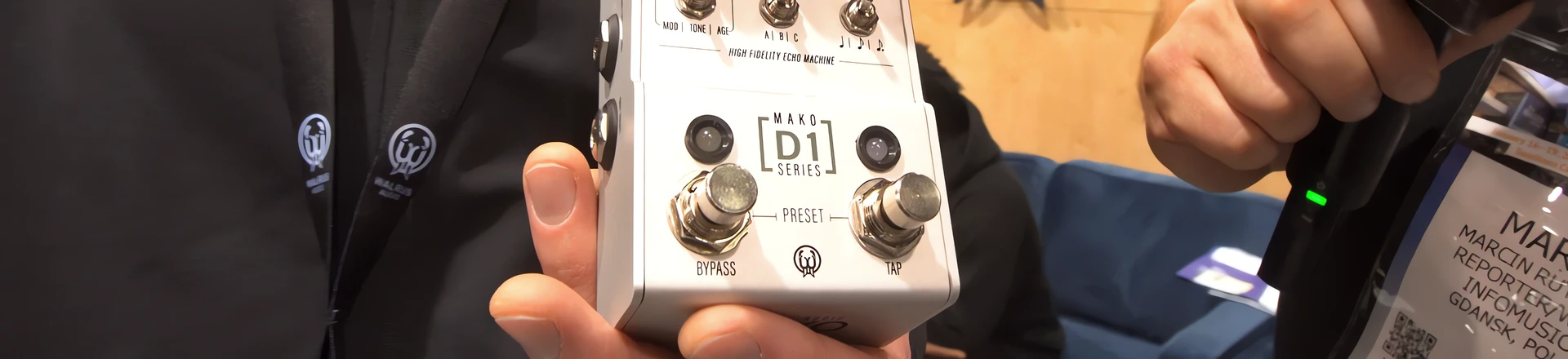 NAMM'20: D1 High-Fidelity Stereo Delay - Nowość od Walrus Audio