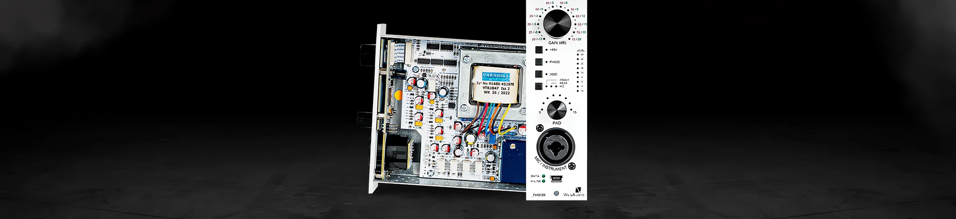 WesAudio _PHOEBE - 100% analogowy przedwzmacniacz mikrofonowy do studia w stylu 1073