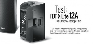 Test przenośnych kolumn aktywnych FBT X-Lite 12A