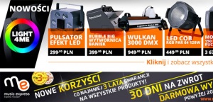 Najnowsze produkty Light4Me dostępne w ofercie Music Express