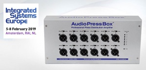 ISE'19: Przyłącze ścienne z Dante od AudioPressBox