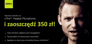 Wymień swój mikrofon na legendarny DPA D:fine i zaoszczędź 350zł
