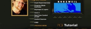 KURZWEIL PC3 TUTORIALS DVD
