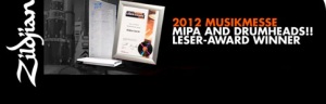 MESSE2012: ZILDJIAN - THE WINNER!