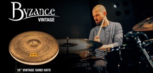 Byzance Vintage 16" Vintage Sand Hats - Nowośc od Meinl Cymbals