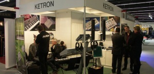 Stoisko Ketron podczas Musikmesse2014