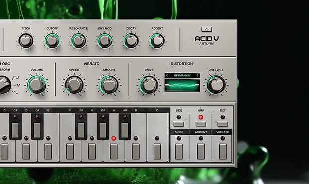 Arturia Acid V - Wirtualny syntezator basowy TB-303 Rolanda