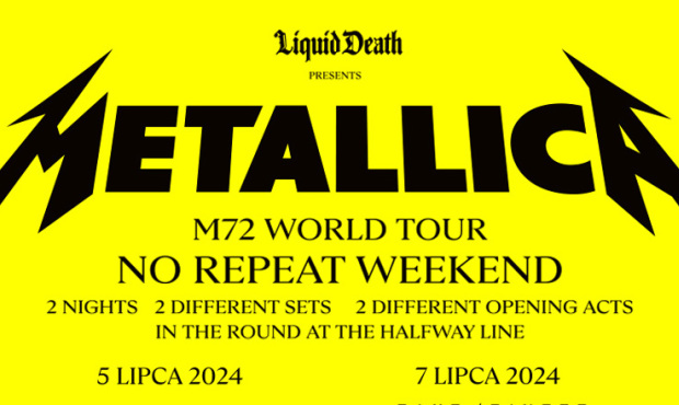 Metallica - M72 World Tour - bilety jednodniowe