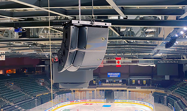 Budweiser Events Centre z nagłośnieniem L-Acoustics