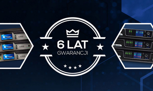 Wzmacniacze Crown teraz z 6-letnią gwarancją