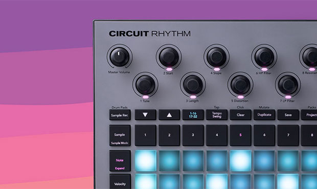 Novation aktualizuje frimware Circuit Rhythm do wersji 2.0