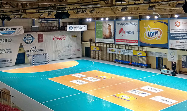 Hala Sportowa UKS Anilana nagłośniona systemami RCF