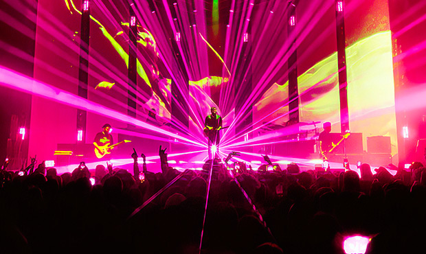 Claypaky Xtylos i ReflectXion na Deftones North American Tour
