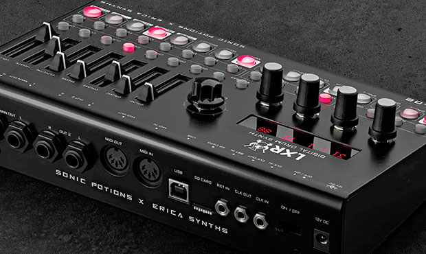 Nowy syntezator perkusyjny - Sonic Potions x Erica Synths LXR-02