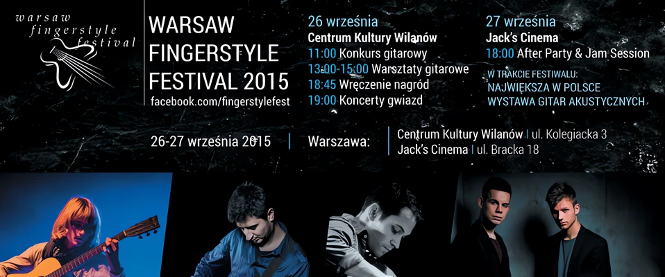 26-27 września: Warsaw Fingerstyle Festival 2015