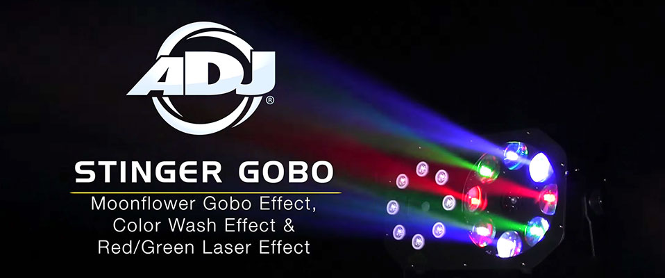 ADJ Stinger Gobo - Wszechstronny efekt na każdą okazję