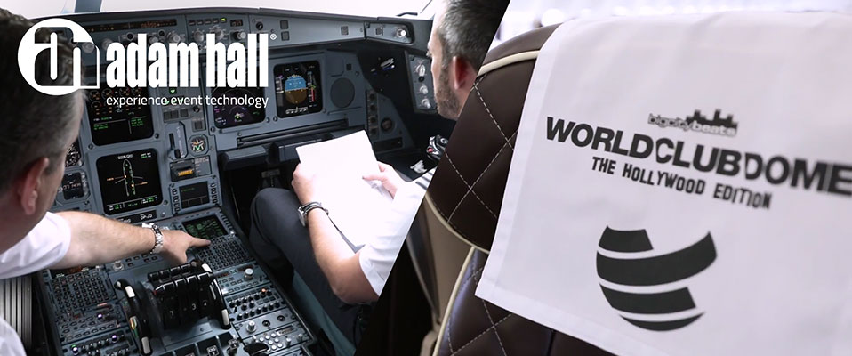 Imprezowy nastrój w samolocie Airbus A320 zapewnia... Adam Hall!