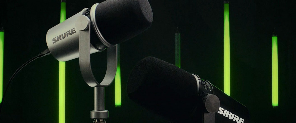 Shure MV7 - Perfekcyjne podcasty w każdym pomieszczeniu