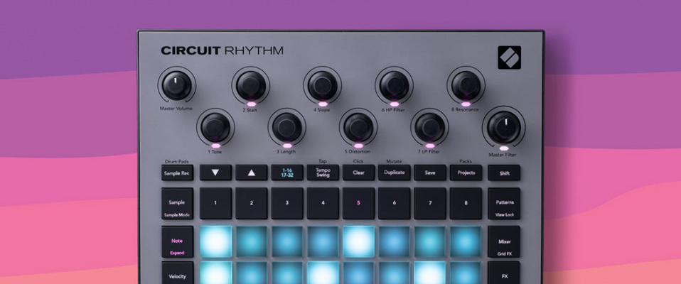 Circuit Rhythm - Debiut grooveboxa Novation już wkrótce