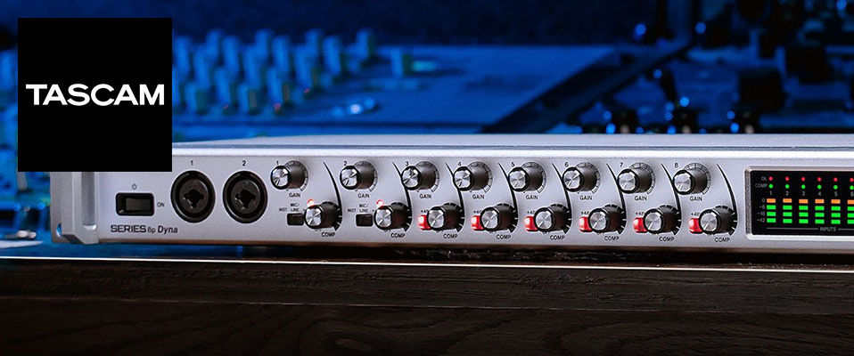 Nowy preamp mikrofonowy SERIES 8p Dyna od TASCAM