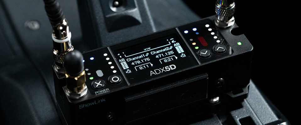 Nowy przenośny system Shure ADX5D do Axient Digital
