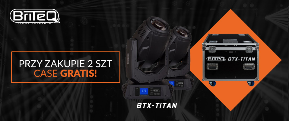 Promocja Briteq BTX TITAN. Case na dwie głowice GRATIS