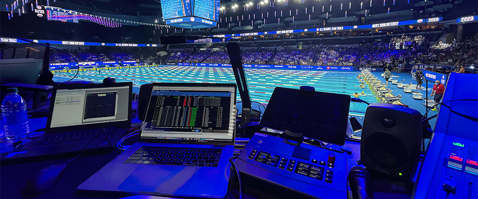 Systemy Riedel obsłużyły transmisje U.S. Swim Trials