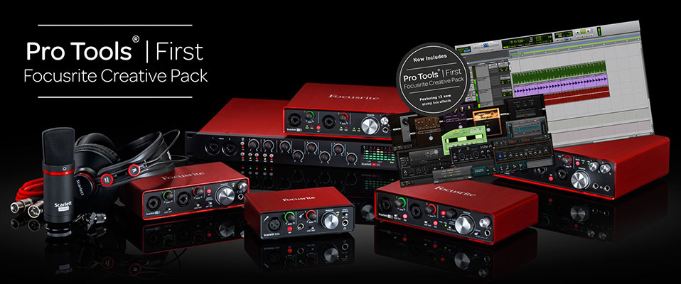 pro tools first focusrite creative pack mac or pc pro tools first focusrite creative pack mac or pc