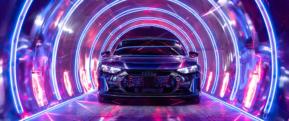 Urządzenia Minuit Une IVL rozświetliły premierę Audi e-tron GT