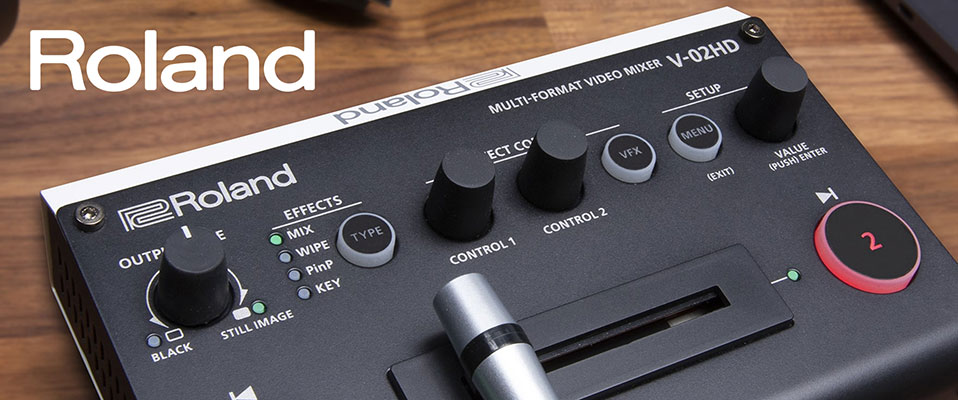 Roland prezentuje multiformatowy mikser video V-02HD