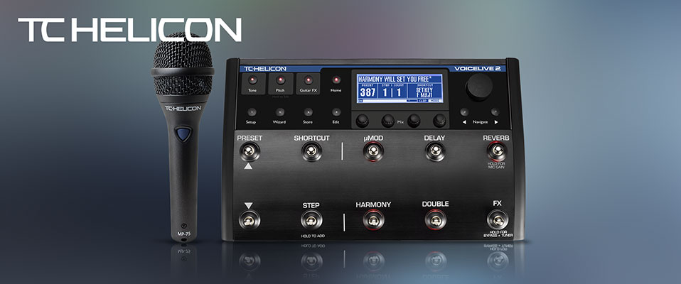 Procesor wokalowy TC VoiceLive2 teraz w zestawie z mikrofonem