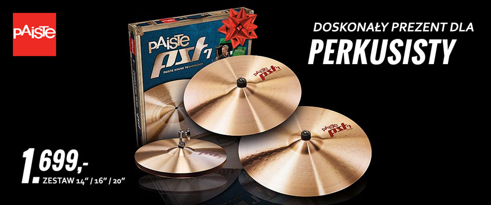 Promocja na talerze Paiste PST7