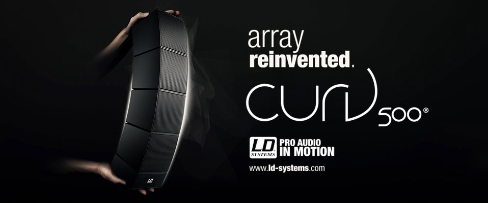 CURV 500 - Nowatorski, przenośny system liniowy od LD Systems