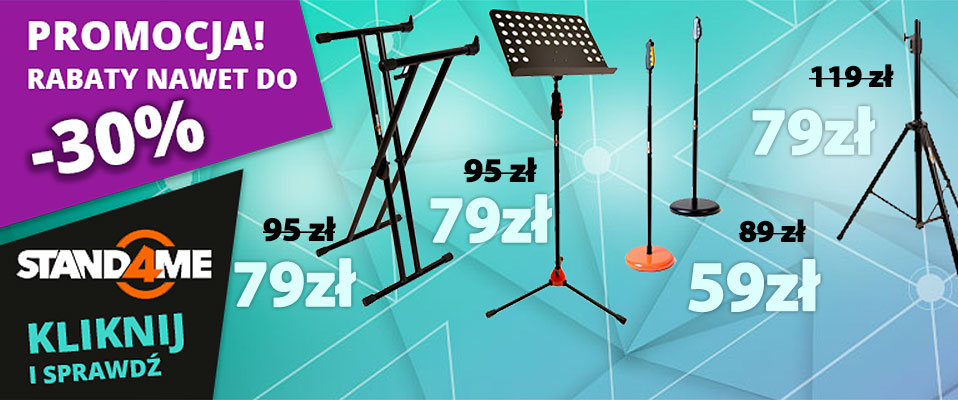 Wielka promocja statywów w Music Express!