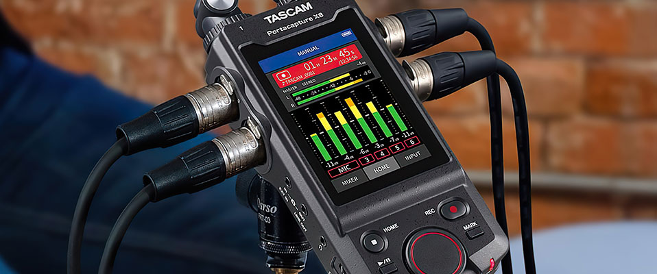 Poręczny rejestrator audio. TASCAM Portacapture X8