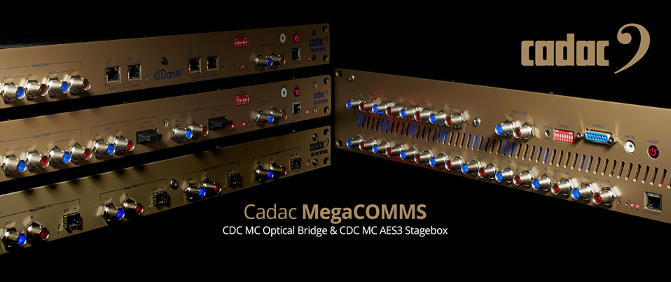 CDC MC Optical Bridge oraz CDC MC AES3 - Nowe modele w sieci MegaCOMMS