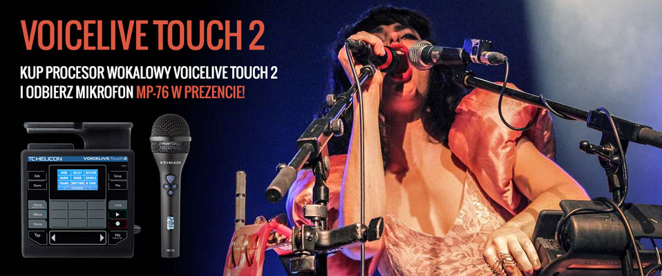 Procesor VoiceLive Touch 2 w promocyjnej cenie. Mikrofon gratis