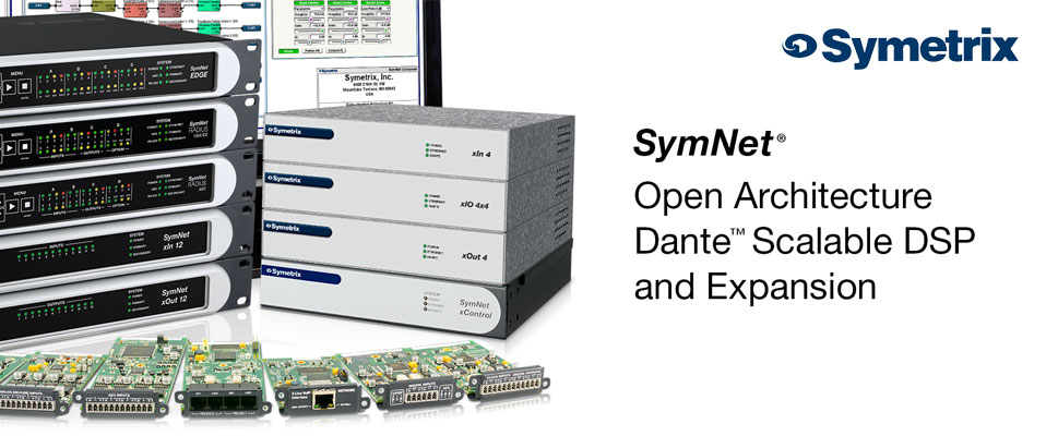 Symetrix prezentuje nowe I/O Dante: xIn 4, xOut 4 i Xio 4X4