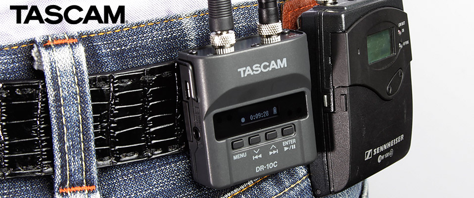 Tascam DR-10L - Cyfrowy rejestrator audio z mikrofonem lavalier
